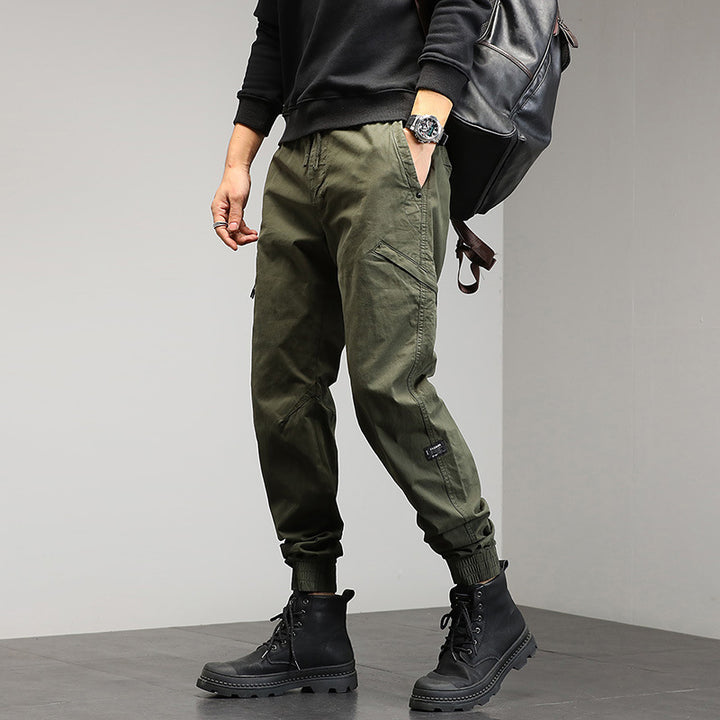 Herren Technische Cargo-Jogginghose mit Bündchen und Multifunktionstaschen Echo Archiv