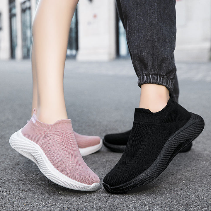 Herren nan nahtloser Strick-Schlupfschuh mit ergonomischer Zwischensohle und Fersenlasche Echo Archiv