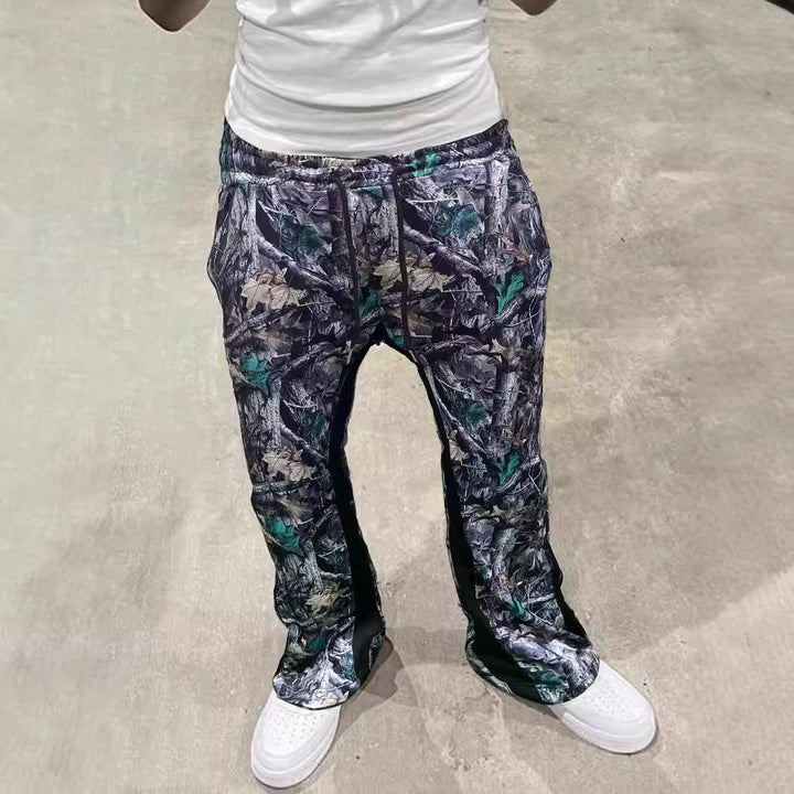 Herren Freizeithose mit innovativem Camouflage-Muster und elastischem Bund Echoarchiv
