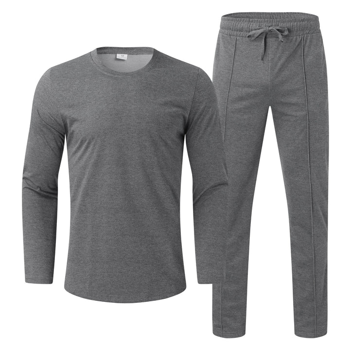 Herren Funktionales Langarmshirt und bequeme Jogginghose Set Echoarchiv