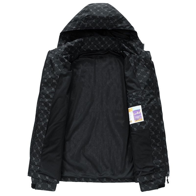 Damen Mode-Wasserdichte Funktionale Jacke mit Kapuze Echo Archive