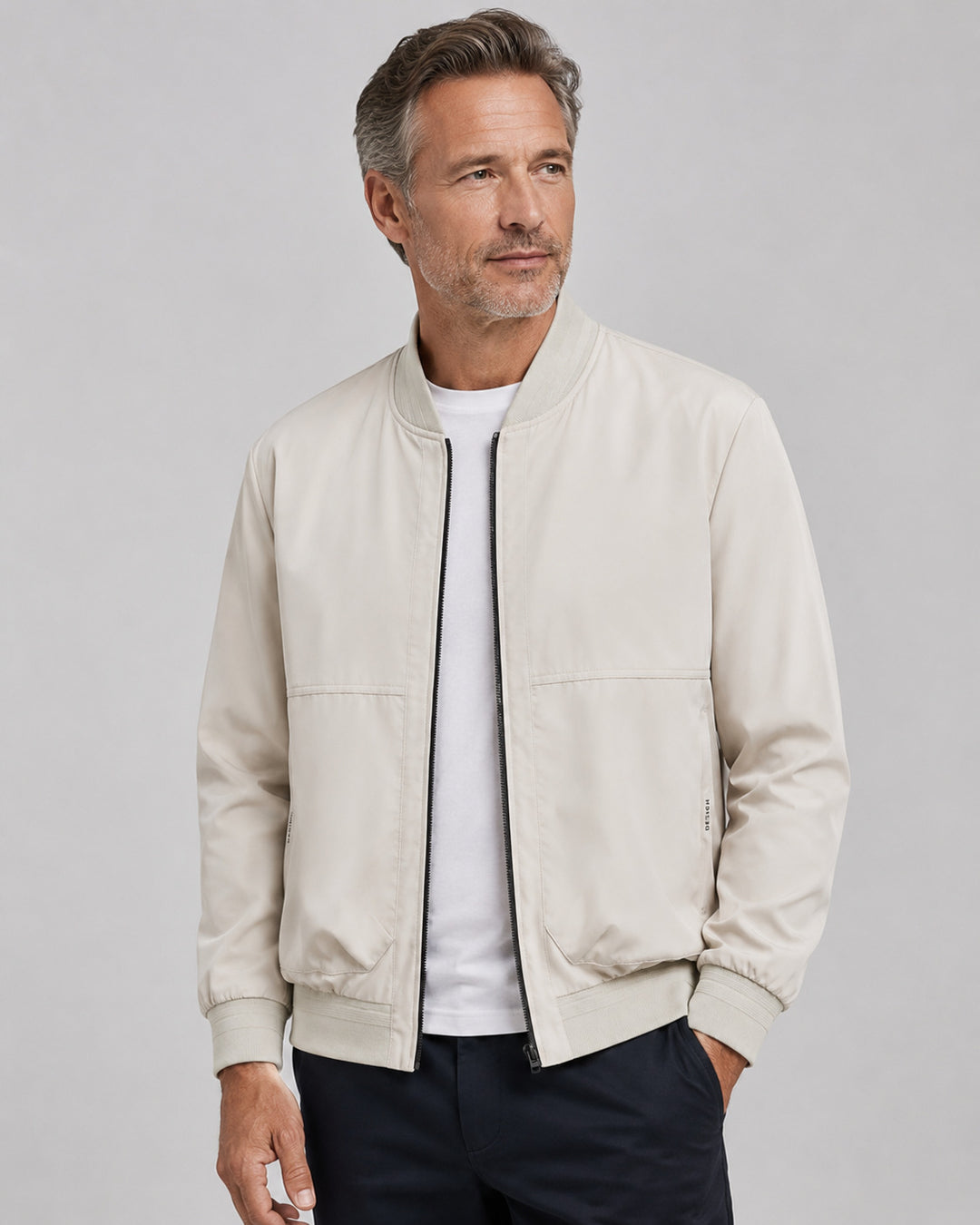 Herren Modische Bomberjacke Echo Archiv