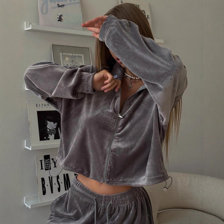 Damen Elegantes und sportliches Fleece-Set Echo Archiv