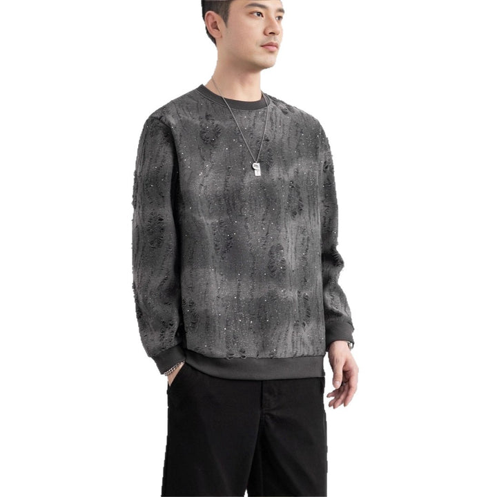 Herren Urbaner Sweatshirt mit funkelndem Design Echoarchiv