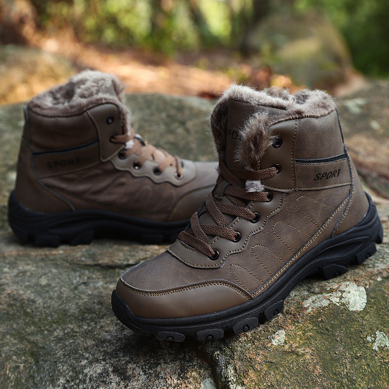 Damen Gefütterte Winter‑Wanderstiefelette mit Kunstfellfutter, knöchelhoher Schutz und rutschfester Profilsohle Echo Archiv