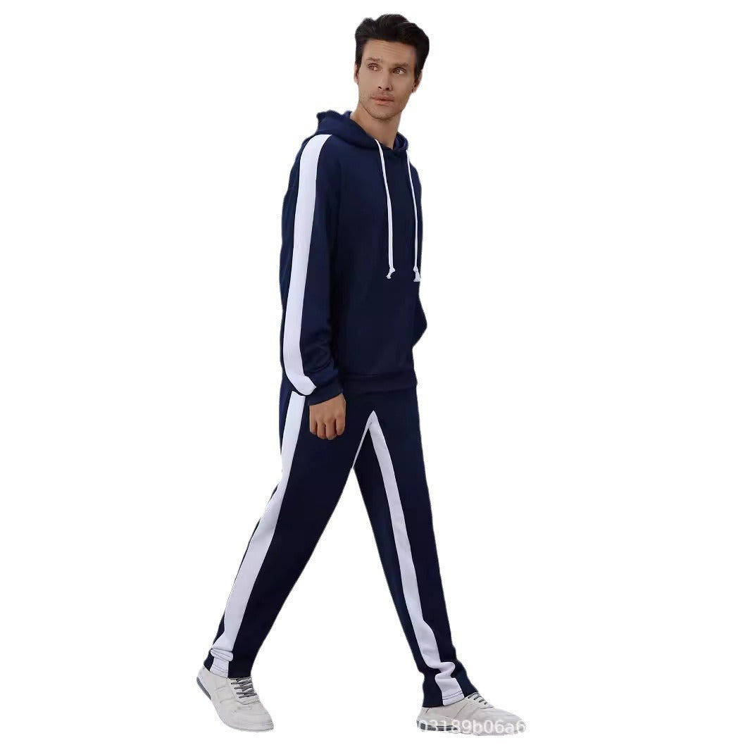 Herren Sportliches Hoodie und Jogginghose Set Echoarchiv