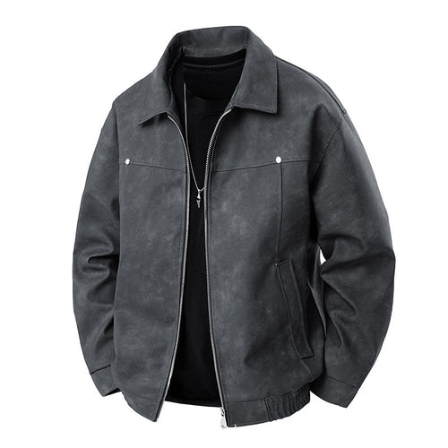 Herren Modische Wildlederjacke Echo Archiv