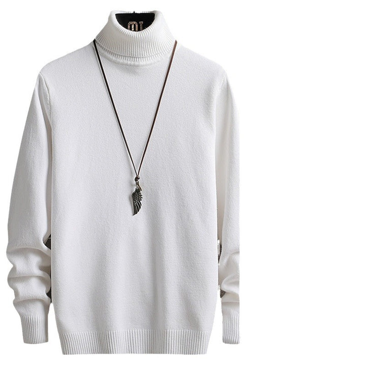 Herren stylischer Rollkragenpullover aus weichem Strickmaterial mit modernen Akzenten Echoarchiv