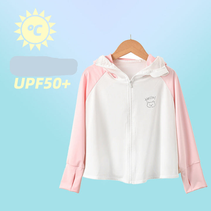 Damen Leichte Sportjacke mit Kapuze und verspieltem Tierdesign Echo Archiv