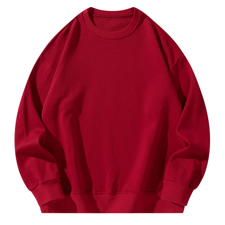 Unisex Oversize-Sweatshirt mit Rundhalsausschnitt, überschnittener Schulter und geripptem Saum Echoarchiv