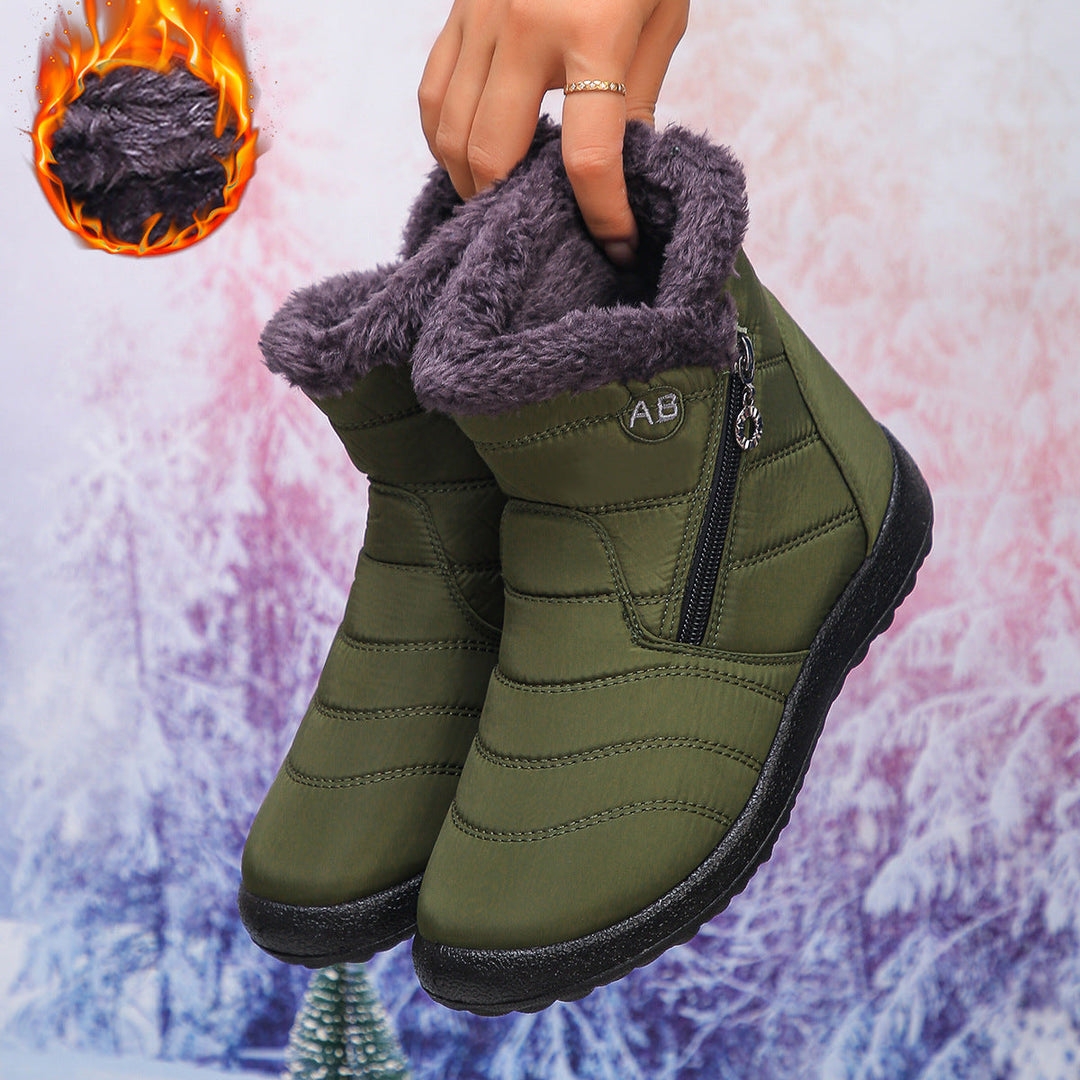 Damen Thermo-Winterstiefel mit kuscheligem Innenfutter und seitlichem Reißverschluss Echoarchiv
