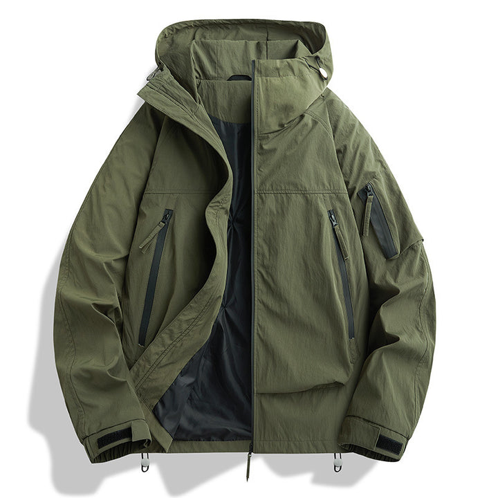 Herren Funktionale Wasserabweisende Jacke Echo Archiv