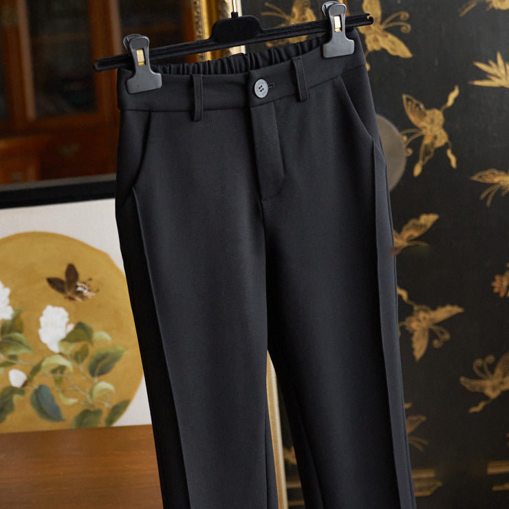 Damen Hoch taillierte Freizeit-Hose Echoarchiv