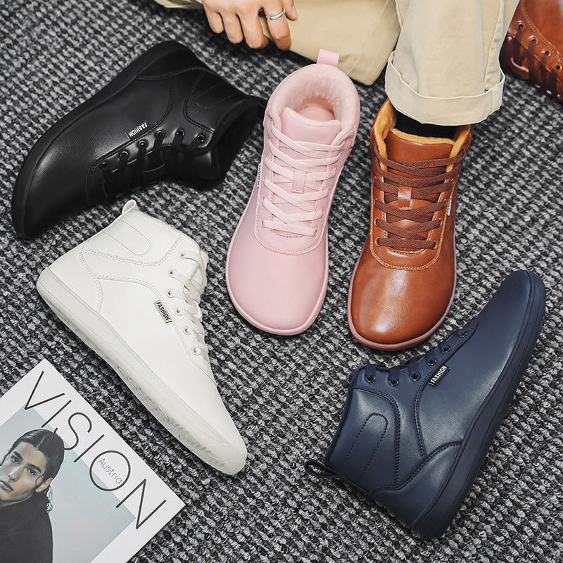 Herren nan knöchelhoher Freizeit-Sneaker mit warmem Plüschfutter, gepolsterter Innensohle und rutschfester Gummilaufsohle Echo Archiv
