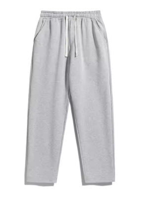 Unisex lässige Straight‑Leg Jogginghose mit elastischem Komfortbund, kontrastierendem Kordelzug und seitlichen Eingrifftaschen – Sorevano