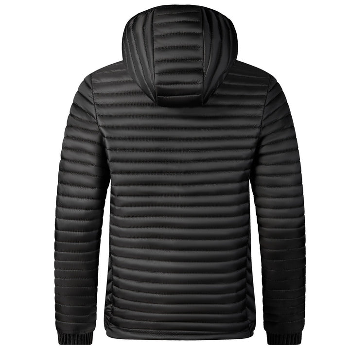 Herren Moderne Steppjacke mit Kapuze Echo Archiv