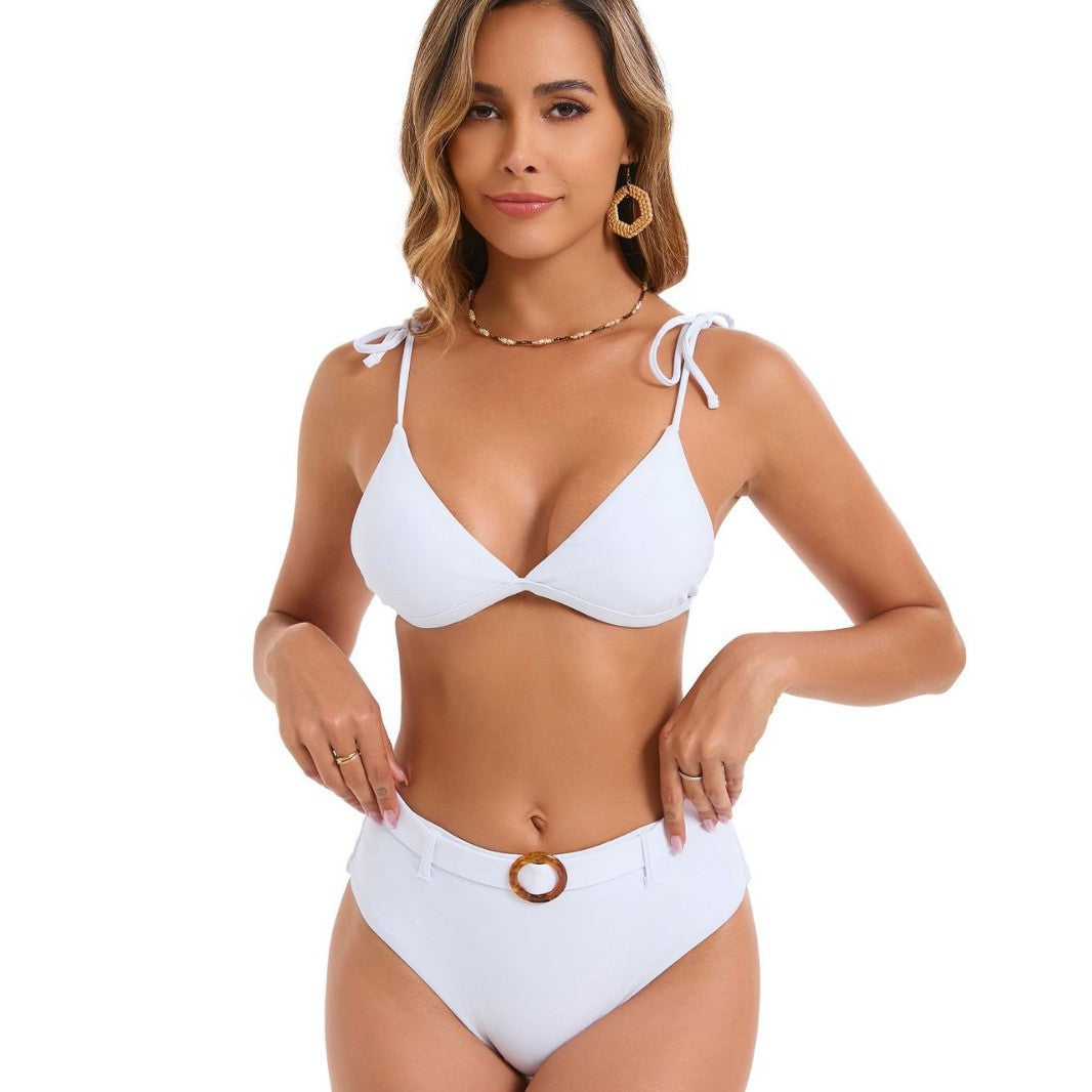 Damen Bikiniset mit eleganten Bindeschleifen und hochgeschnittenem Höschen Echo Archiv