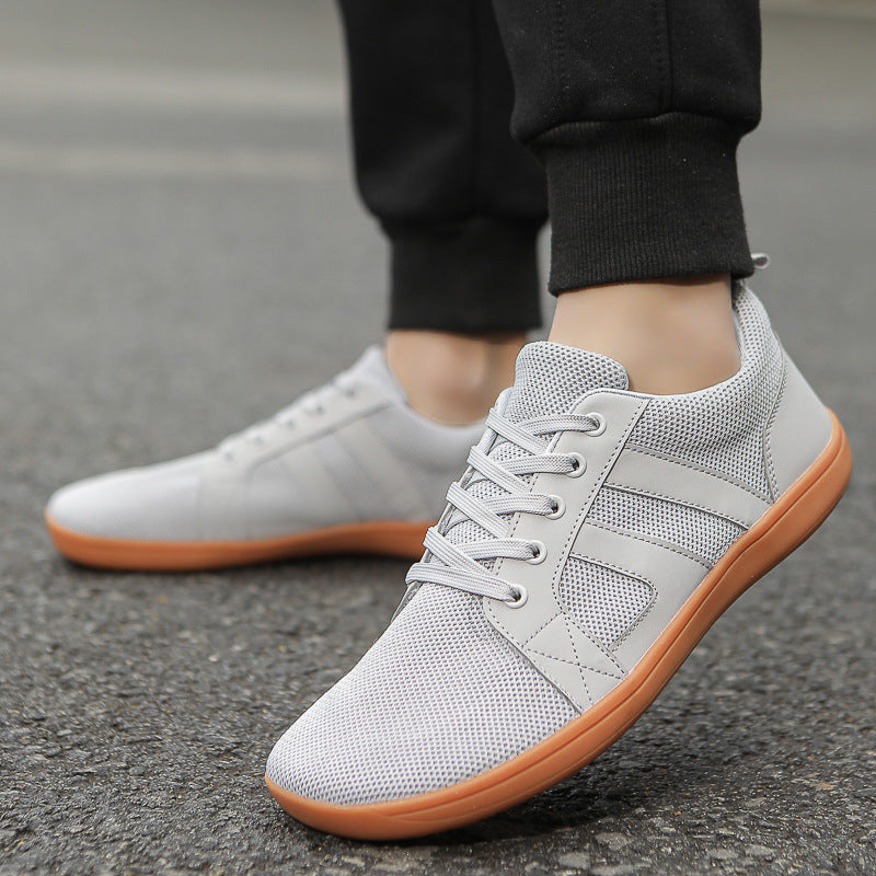 Unisex atmungsaktive Strick-Freizeit-Sneaker mit gepolstertem Fersenkragen und flexibler EVA-Laufsohle – Norré