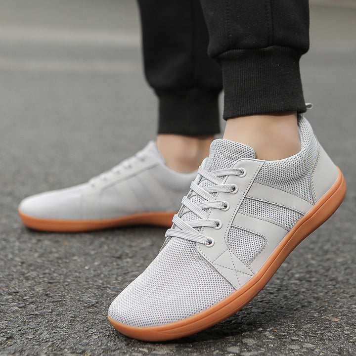 Unisex atmungsaktive Strick-Freizeit-Sneaker mit gepolstertem Fersenkragen und flexibler EVA-Laufsohle – Norré