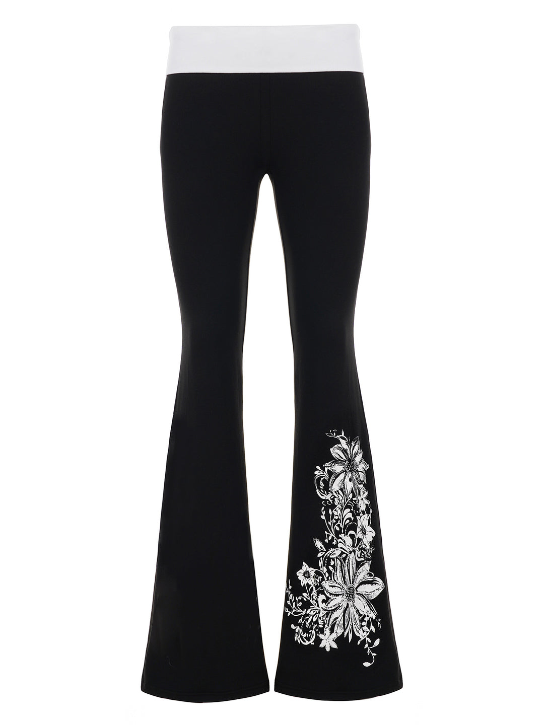 Damen Flared Leggings mit Blumenmuster Echo Archiv