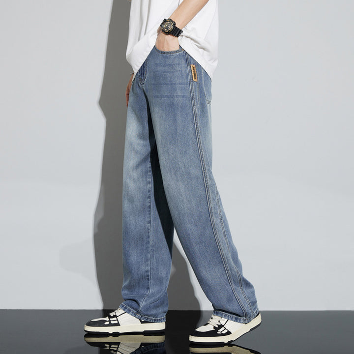 Herren lässige weite Jeanshose im modernen Schnitt Echoarchiv