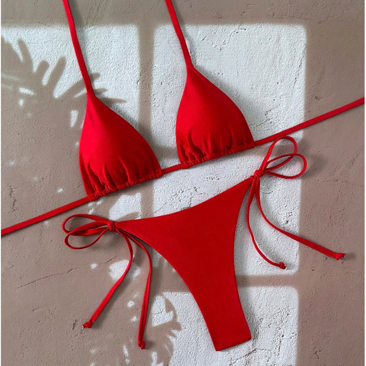 Damen Spaghetti-Träger-Bikini Set Echo Archiv