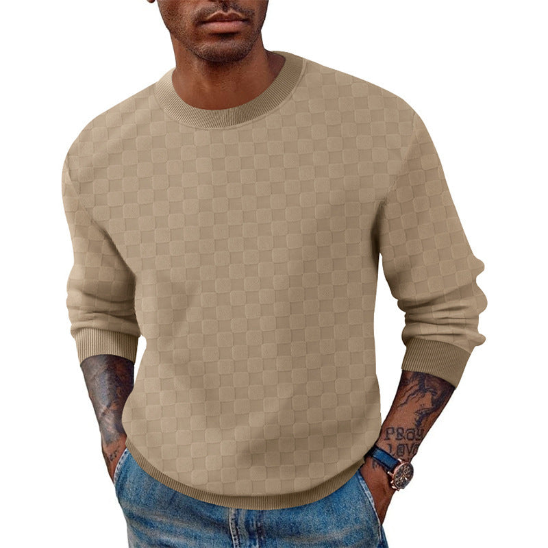 Herren stilvoller Strukturpullover Echoarchiv