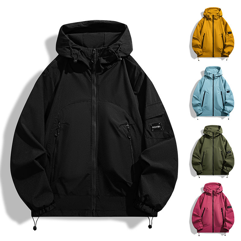 Herren Moderner Allwetter-Hoodie mit Wind- und Wasserabweisender Membran Echo Archiv