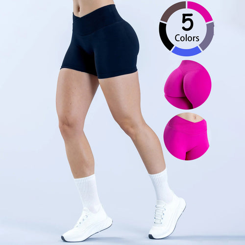 Damen Sportliche Shorts mit hohem Bund und figurformendem Schnitt Echo Archiv