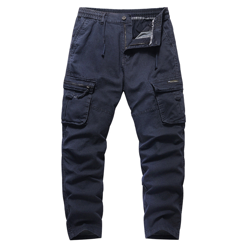 Herren Cargo-Hose mit multifunktionalen Taschen und elastischem Bund Echoarchiv