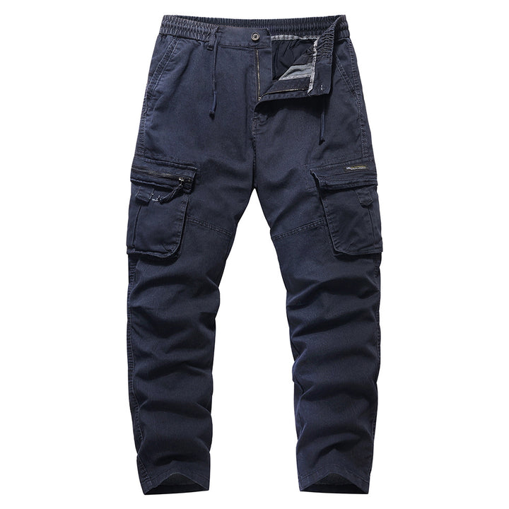 Herren Cargo-Hose mit multifunktionalen Taschen und elastischem Bund Echoarchiv