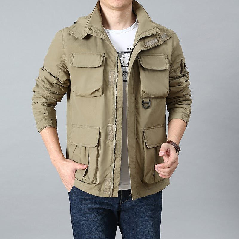 Herren Thermo-Parka mit Teddyfleece-Innenfutter, Kapuze und Multifunktionstaschen Echoarchiv