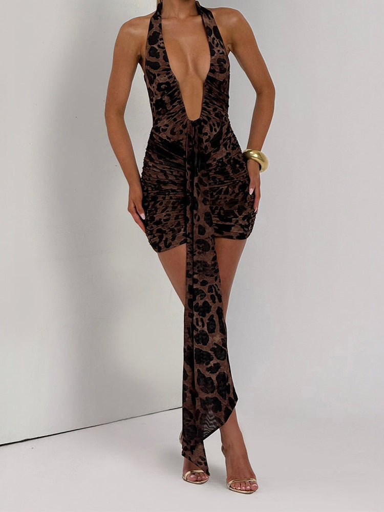 Damen Glamouröses Wickelkleid Echo Archiv