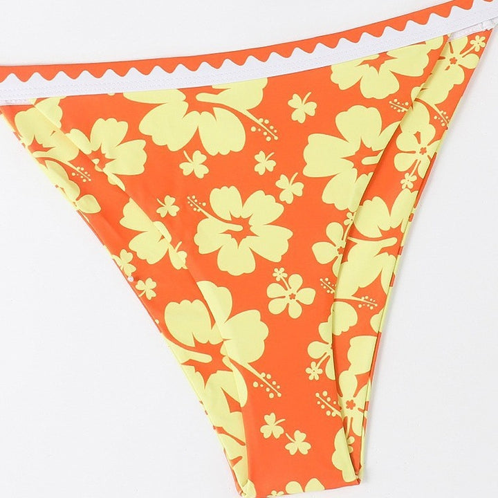 Damen Bikini-Set mit floralem Design und trendy Trägerdetails Echo Archiv