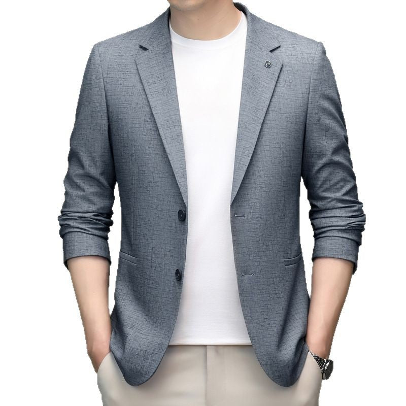 Herren eleganter Freizeitblazer mit modernen Akzenten Echoarchiv