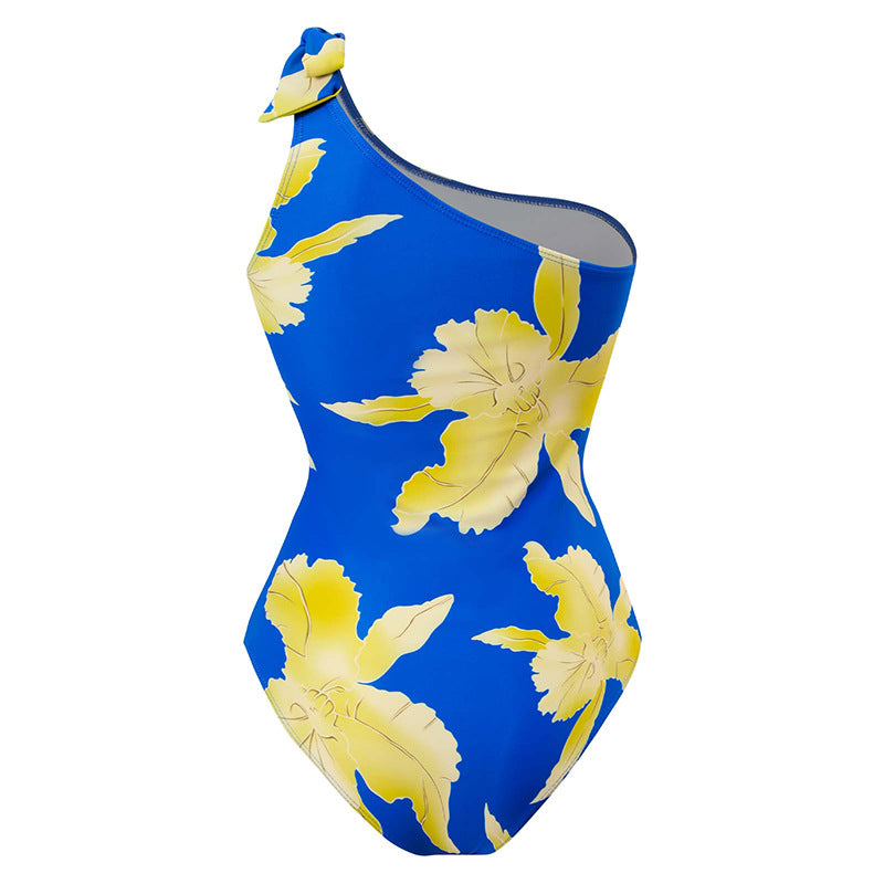 Damen Bikiniset mit asymmetrischem Oberteil und edlem Wickelrock Echo Archiv