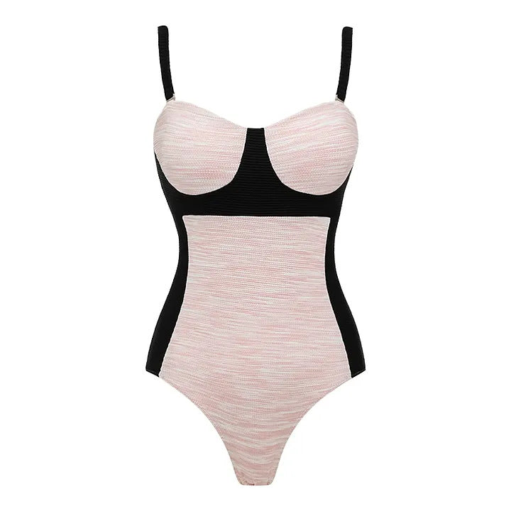 Damen Bikini-Set mit hochtailliertem Höschen und modischem Oberteil Echo Archiv