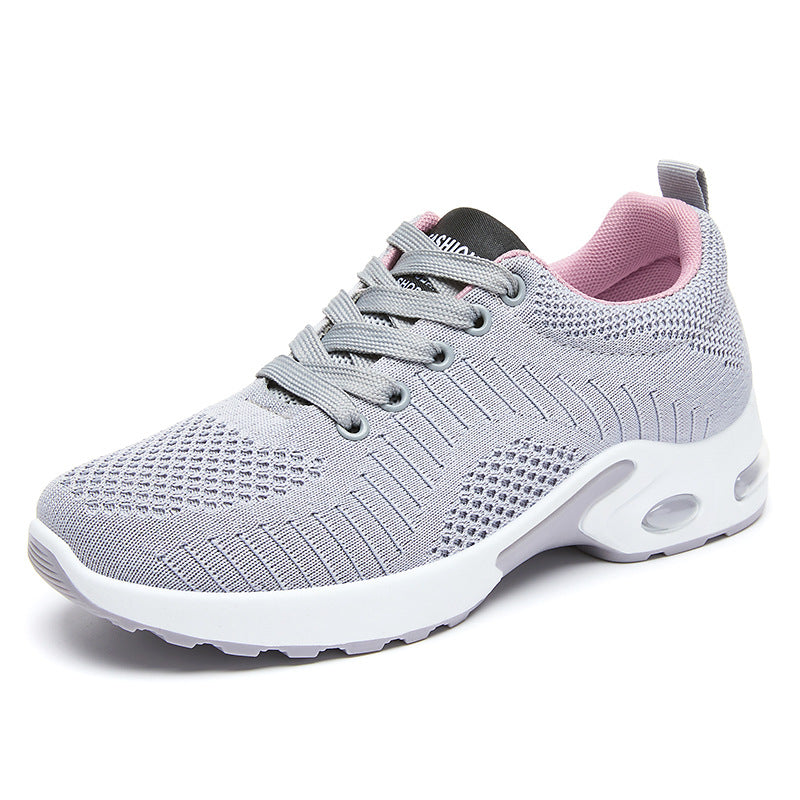 Damen nan gestrickter Komfort-Sneaker mit sichtbarer Air-Unit, entlastender Memory-Fußbett-Einlage und griffiger Profilsohle Echo Archiv