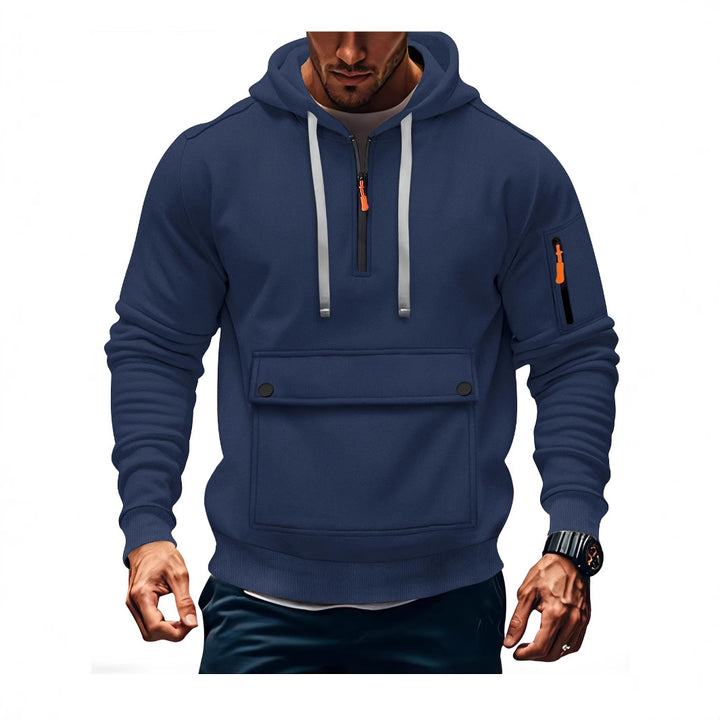 Herren lässige Kapuzenpullover mit praktischen Taschen Echoarchiv