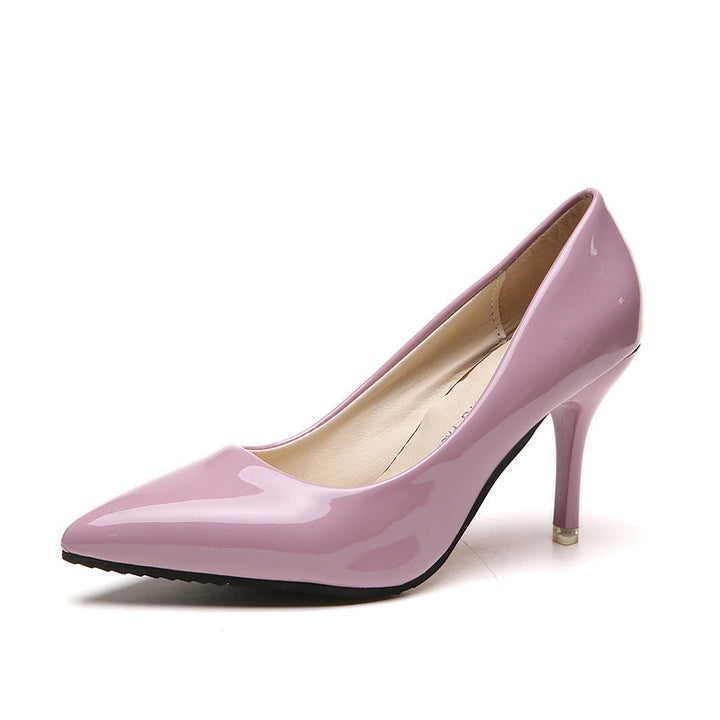 Damen Elegante Hochglanz-Pumps mit Schmaler Silhouette und Komfortablem Innenfutter Echoarchiv