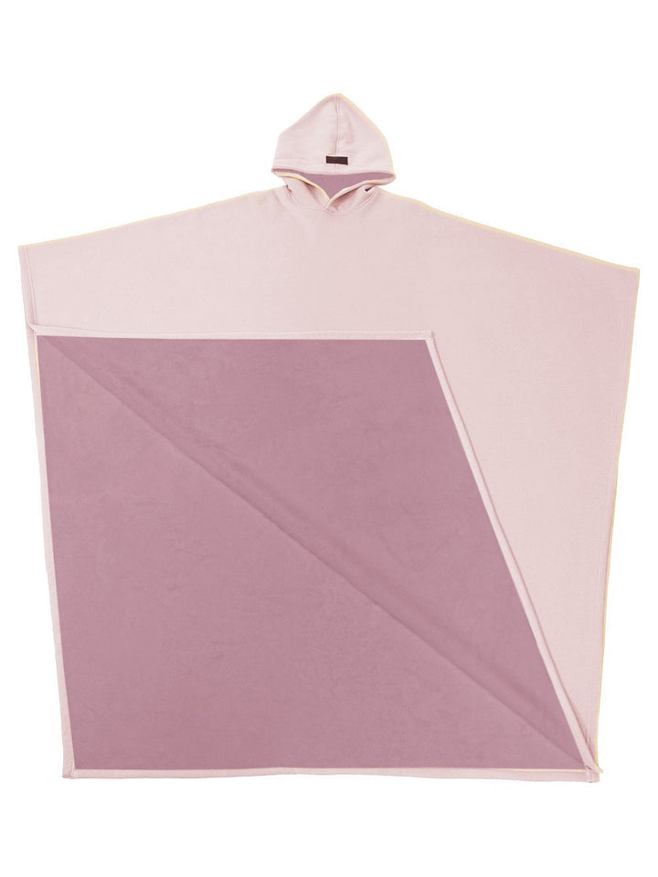 Unisex nan extra-großer Kapuzen-Poncho Kuschelüberwurf mit Mikrofleece-Innenfutter und Thermo-Wärmespeicher Echo Archiv