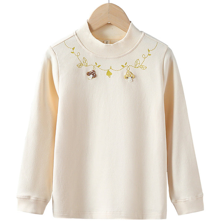 Mädchen Langarmshirt mit floralem Applikationsdesign Echo Archiv