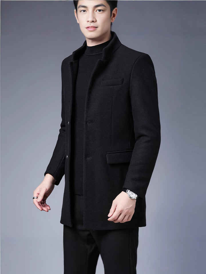 Herren eleganter Wollmantel Echoarchiv