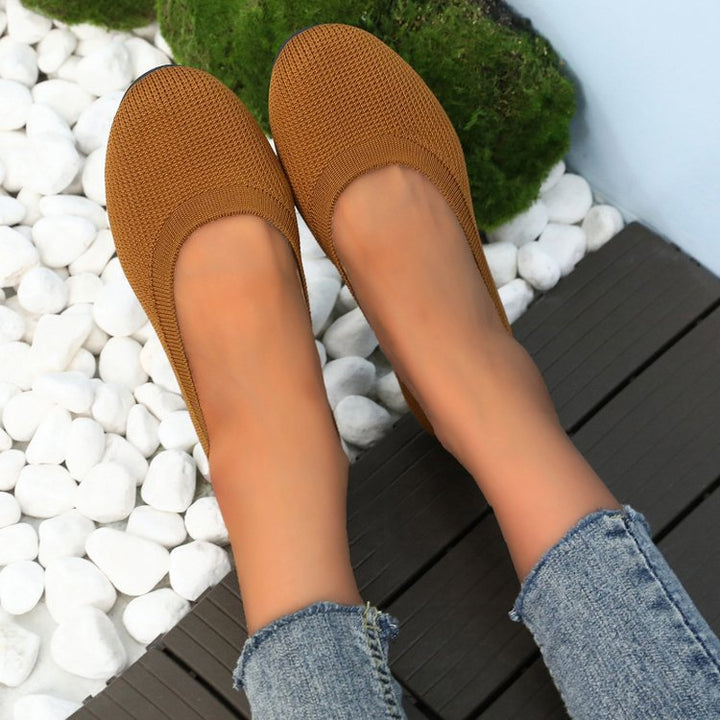 Damen Bequeme Slip-On Ballerinas Echoarchiv