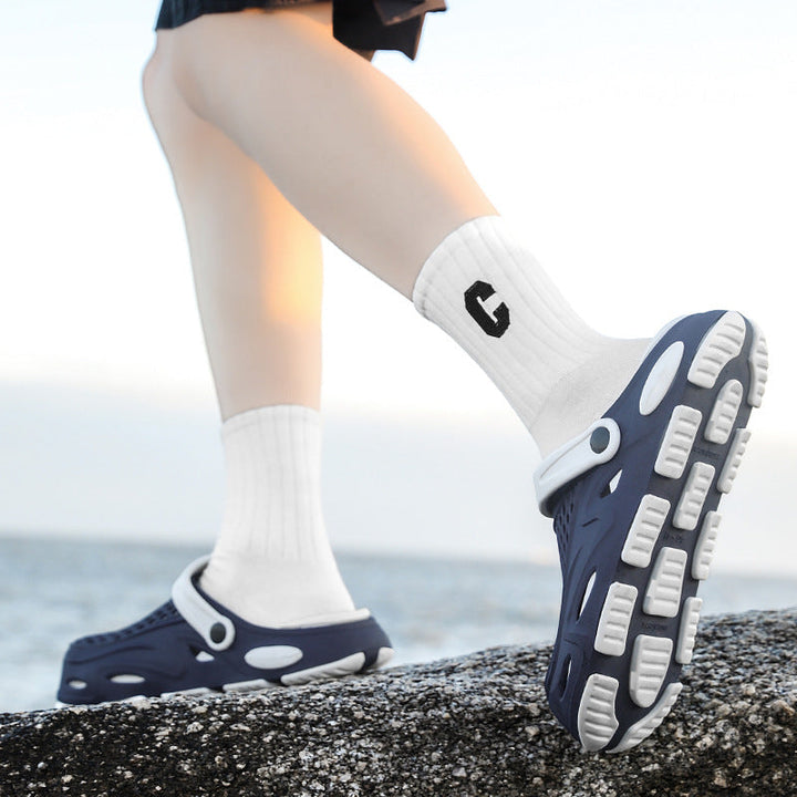 Herren Atmungsaktive Clogs mit verstellbarem Riemen Echoarchiv