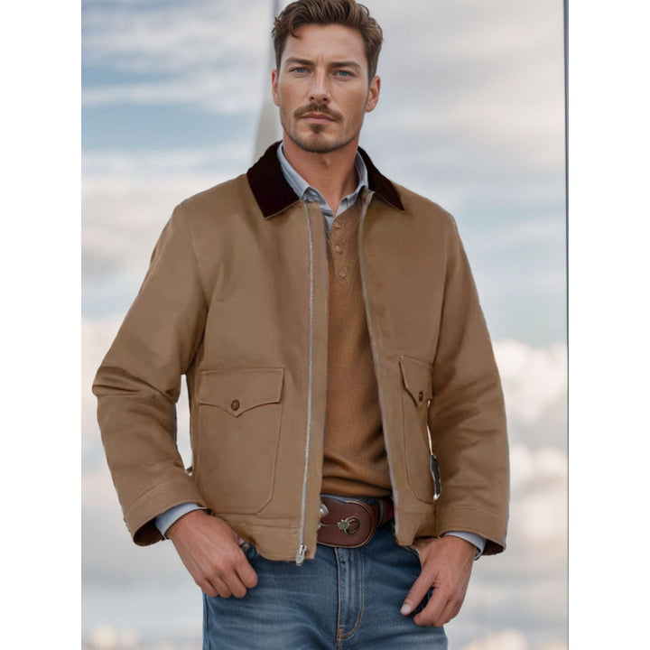 Herren leichte Utility-Jacke mit praktischen Taschen Echoarchiv