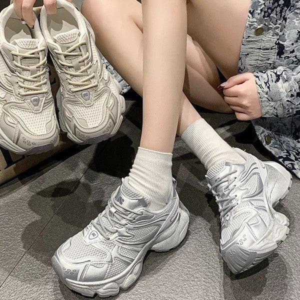 Damen Komfortable Lauf Sneakers mit atmungsaktivem mesh-Obermaterial und dämpfender Sohle Echo Archiv