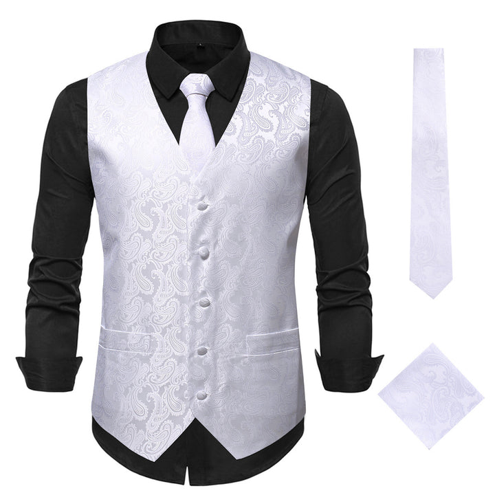 Herren elegante Weste mit Paisleymuster Echoarchiv