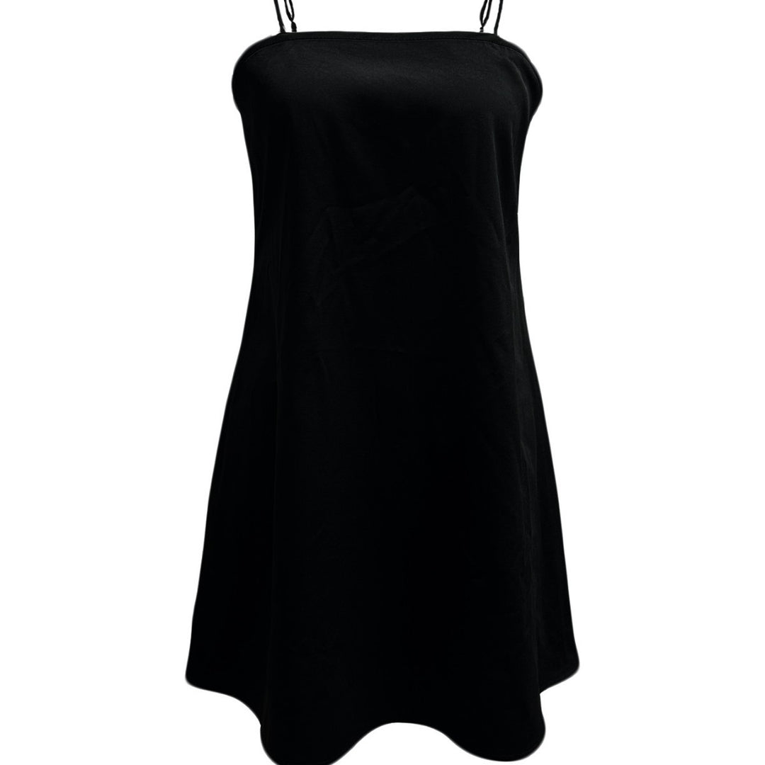 Damen luftiges Sommerkleid mit schmalen Trägern und lässigem Schnitt Echo Archiv