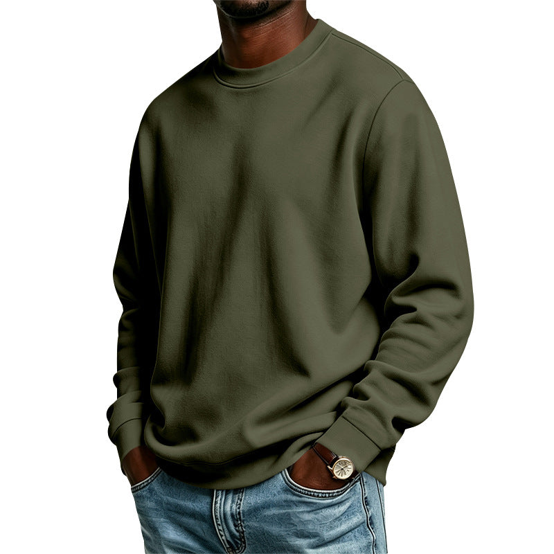 Herren Oversize-Sweatshirt mit Rundhalsausschnitt, weicher French-Terry und Rippbündchen Echoarchiv